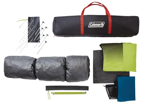 Coleman Instant Setup Camping Tent, 4/6/8/10 Person, Weatherproof with Carry Bag C810