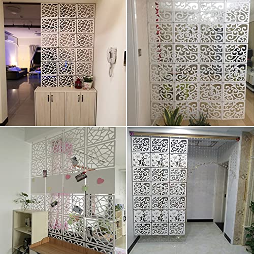 Hanging Room Divider PVC Panels Privacy Screen Black U742