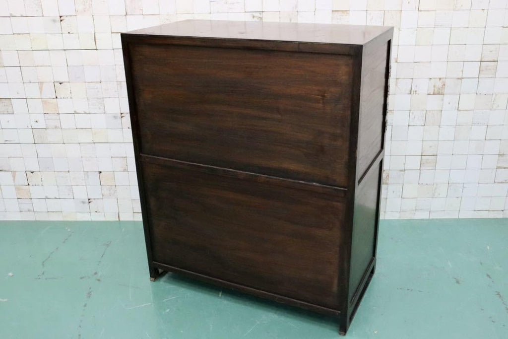 Folk Art Japanese Style Chest of Drawers Storage Furniture S4712