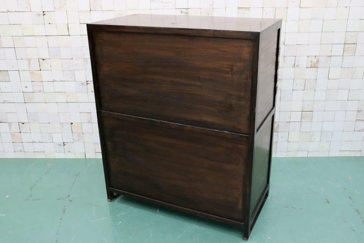 Folk Art Japanese Style Chest of Drawers Storage Furniture S4712