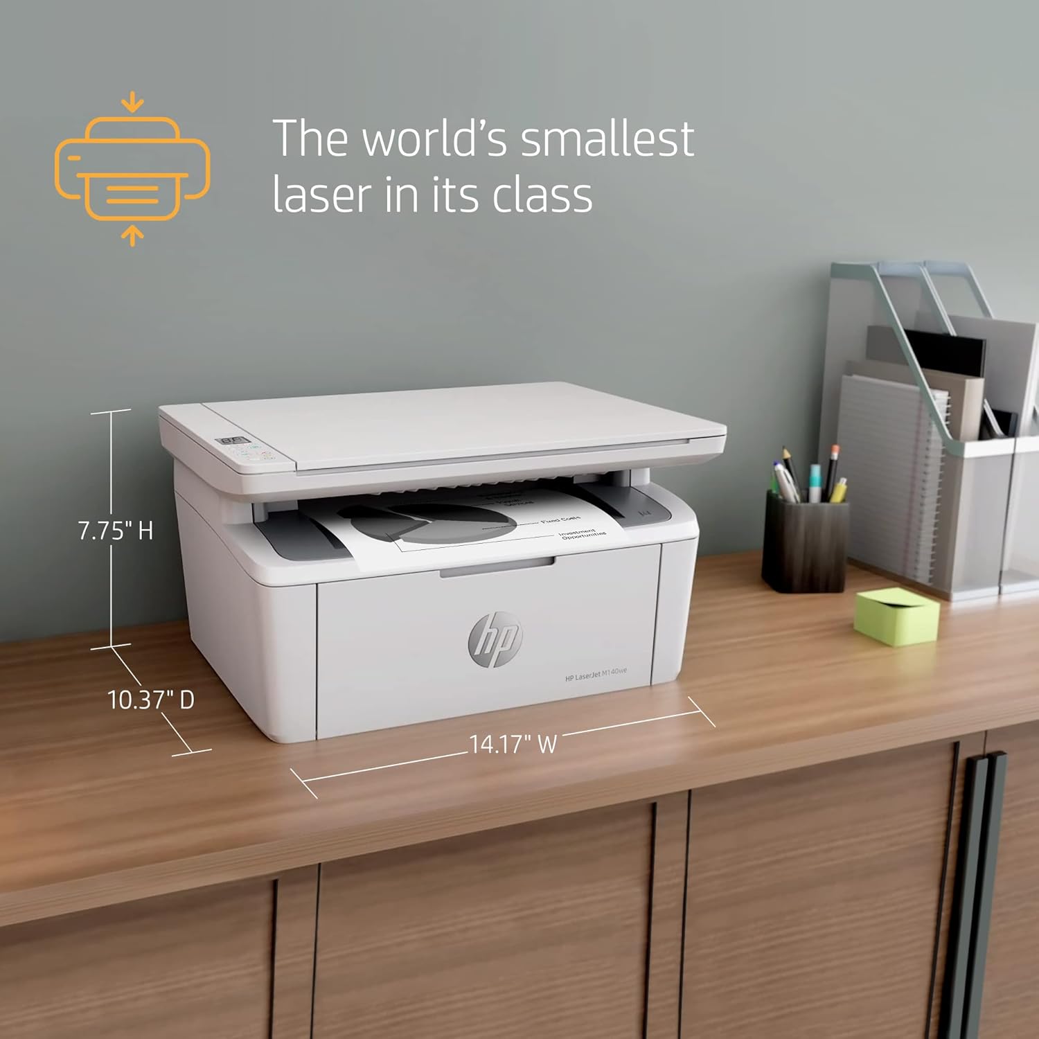 HP LaserJet MFP M140we All-in-One Wireless Black & White Printer with HP+ and 6 Months Instant Ink V3159