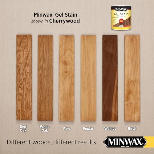 Minwax Gel Stain, Mahogany, 1/2 Pint B87017