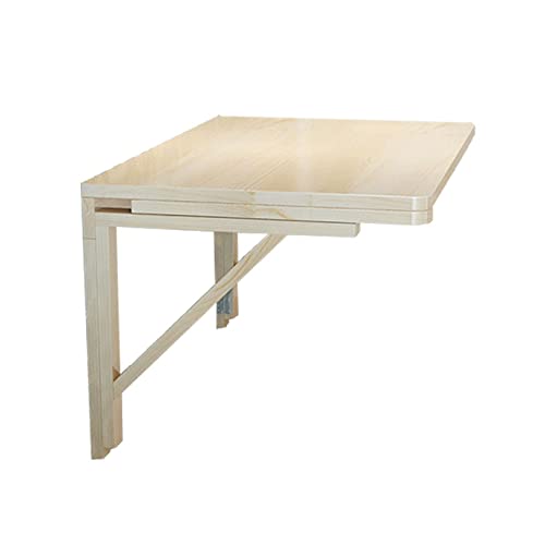 Solid Wood Wall Hanging Drop-Leaf Table with Double Support Q8314
