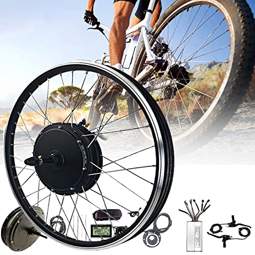 Electric Bike Conversion Kit Rear Wheel Electric Bicycle Motor Conversion Kit E-Bike Cycling Hub,27.5in-48v#1500w