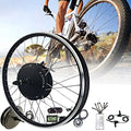 Electric Bike Conversion Kit Rear Wheel Electric Bicycle Motor Conversion Kit E-Bike Cycling Hub,27.5in-48v#1500w