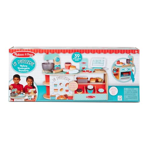 Melissa & Doug Wooden La Patisserie Bakery 39 Pieces X91201