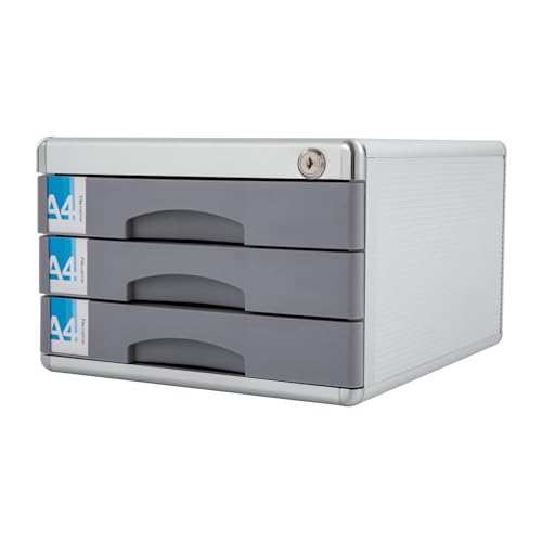 7 Drawers Office Paper Organizer, Desktop Drawer Organizer, Desktop File Sorter Mail Center Paper Storage, File Cabinet Executive Office Supplies, Drawer Organizer for Office School, 11.8 x 11x 16inch