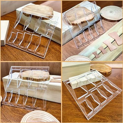 10 in 1 Router Templates for Woodworking with 1/4" Router Bushing Guide S952