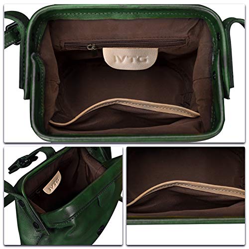 Vintage Genuine Leather Crossbody Bag for Women P4785