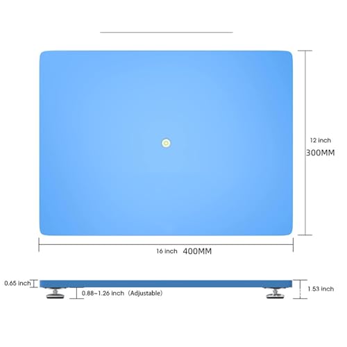 Leveling Table for Large Resin Models, Adjustable Board, White and Blue Z851