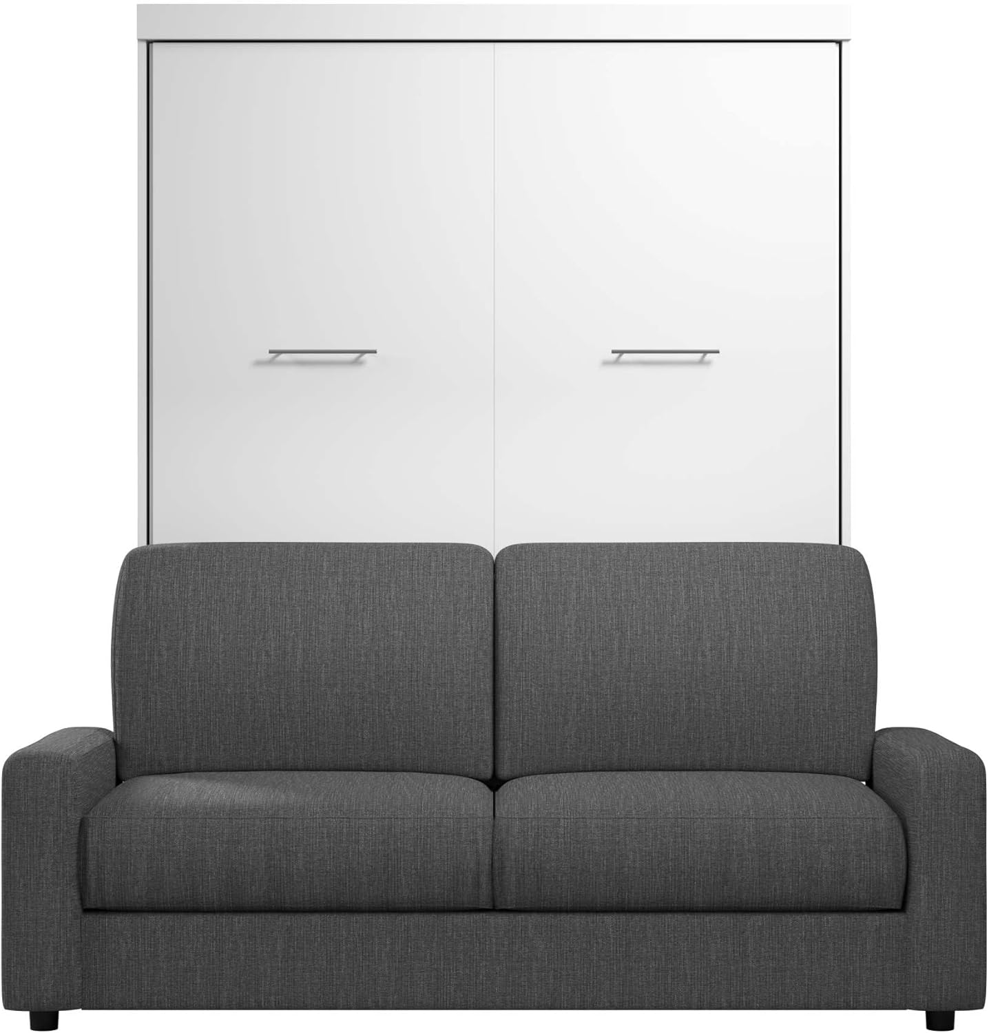 Bestar Nebula Murphy Sofa Wall Bed, Queen, White K1229