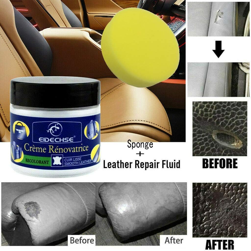 Leather Repair Cream Filler for Car Seat, Sofa, Handbag Restoration V34663