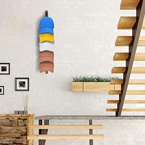 2PCS Wall Mounted Hat Rack for Baseball Caps, Hat Organizer Holder Z7825