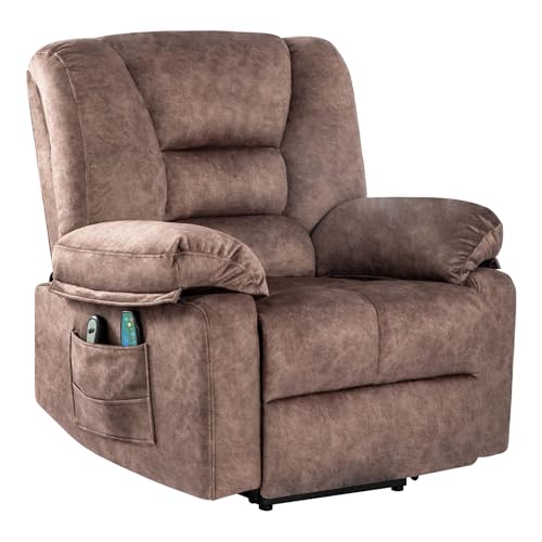 Power Lift Recliner Chair for Elderly with Massage and Heat, Black A65246