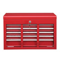 Winado 24" Portable Tool Box, 5 Drawers & Top Storage Tray Tool Box with Drawers, Lockable Metal Tool Chest Cabinet for Garage, Warehouse, Repair Shop & Home