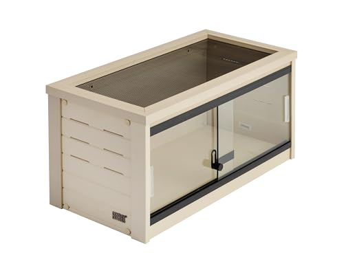 New Age Pet® ECOFLEX 36" Medium Mojave Reptile Habitat Enclosure, Grey N8799