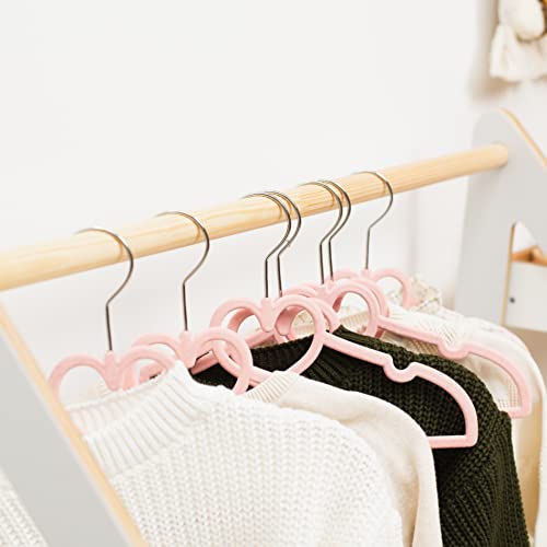 Montessori Wooden Clothing Rack for Toddler Wardrobe Storage (Dark Walnut) C9851