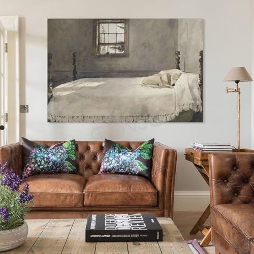 Master Bedroom by Andrew Wyeth Canvas Painting Wall Art 08x12inch Unframe M94090