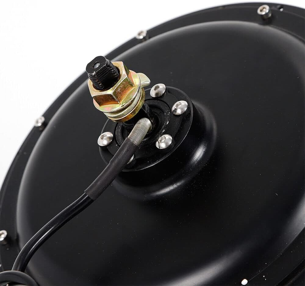 Electric Bike Conversion Kit, 1500W 48V E-Bike Brushless Gearless Threaded Hub Motor Rear Wheel Motor & Parts, for 20-28" Bikes