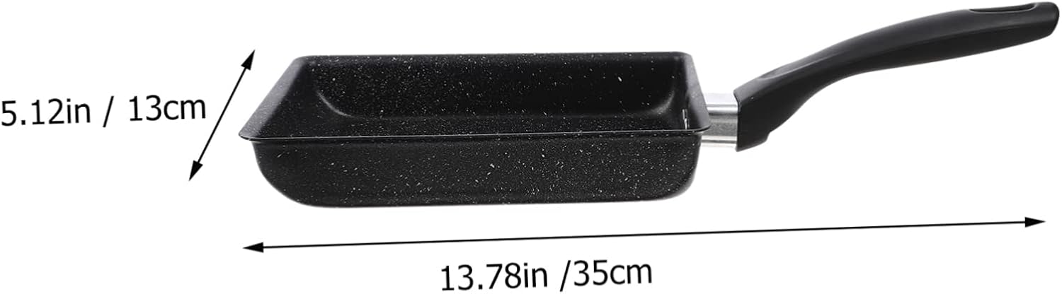 Tamagoyaki Square Griddle Pan Nonstick Japanese Omelette Pan F789