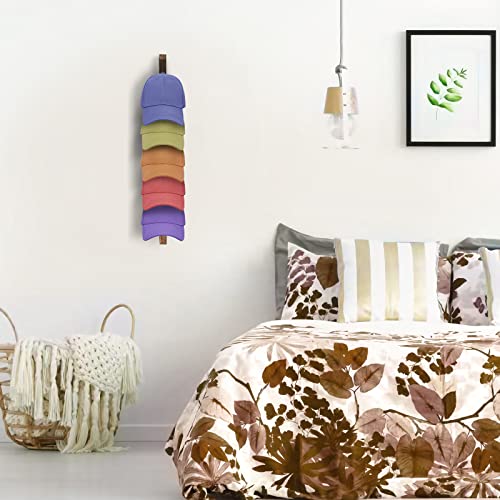 2PCS Wall Mounted Hat Rack for Baseball Caps, Hat Organizer Holder Z7825
