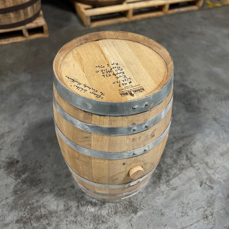 Midwest Barrel Company Authentic American White Oak Bourbon Barrel 15 Gallon L6056