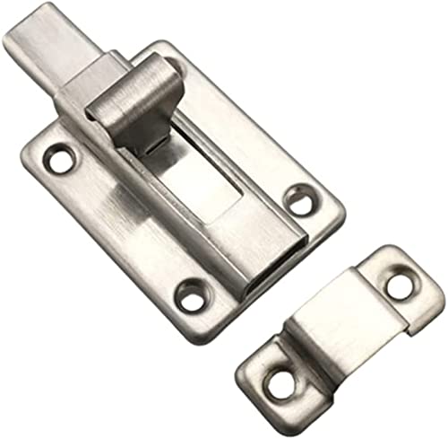 Surface Mounted Sliding Door Lock, Stainless Steel Barrel Bolt Latch K400
