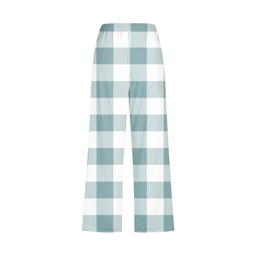 Cotton Linen Capri Pants for Women Loose Fit Drawstring E75271