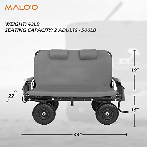 Lounge Wagon 3-in-1 Convertible Beach Cart with Cargo Net J798