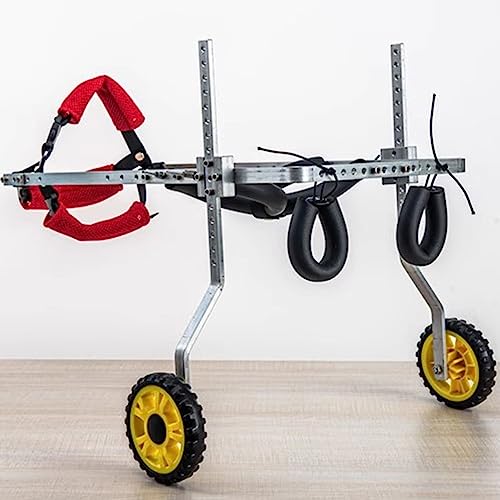 Pet Wheelchair for Dogs with Back Brace, Small Dog Cat Walk Cart V7312