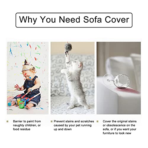Boho Victorian Style Sofa Cover Washable Furniture Protector R588522