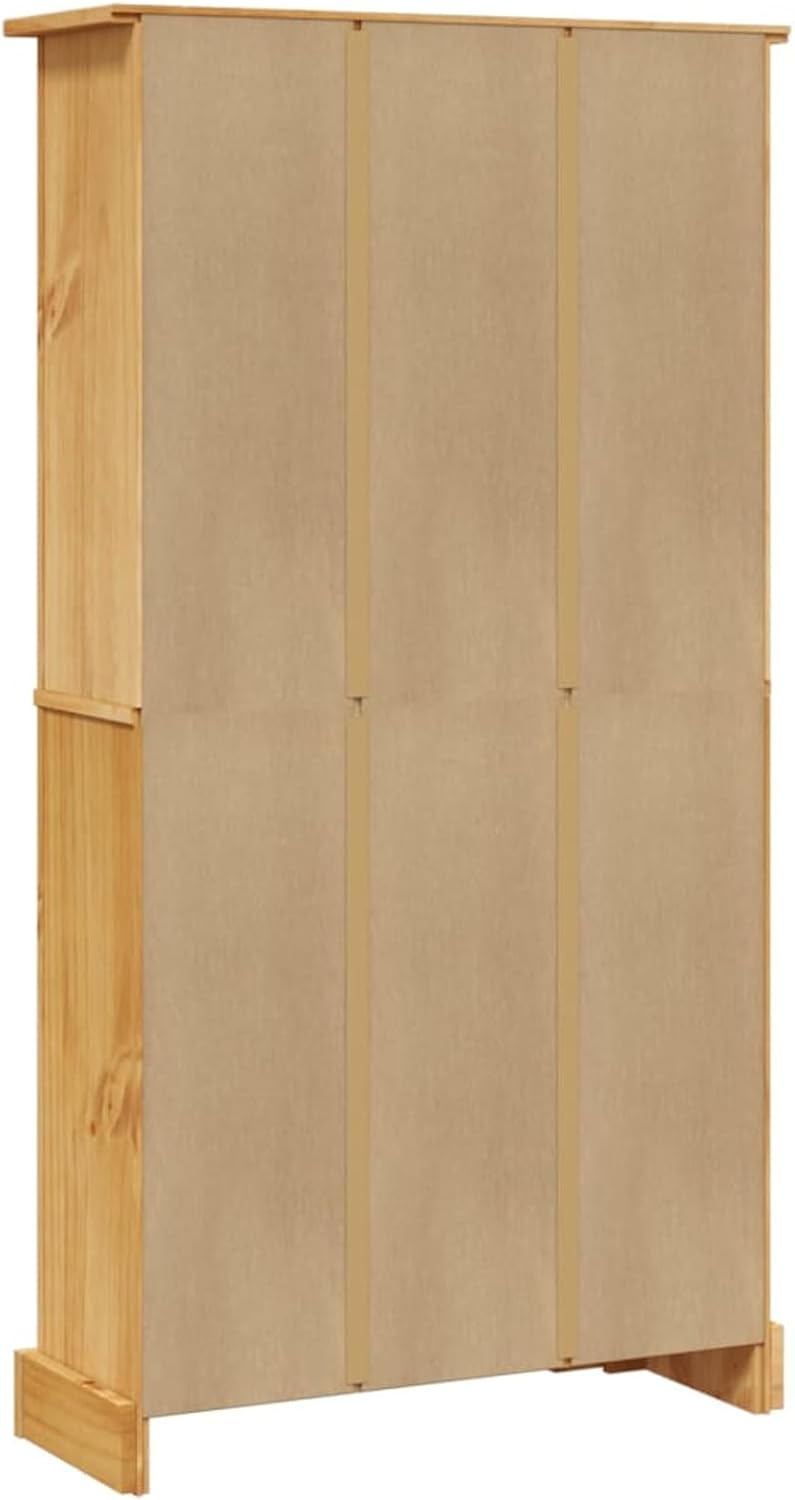 4-Tier Bookcase Office Furniture Bookshelf for Bedroom, Brown X81693