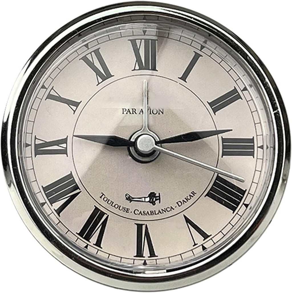 Multifunctional 55mm Miniature Clock Face With Roman Display Clock Insert For Clocks Repair Part Replacement