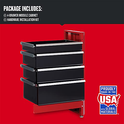 CRAFTSMAN 2000 Series Workbench, 4-Drawer Storage Module P555358