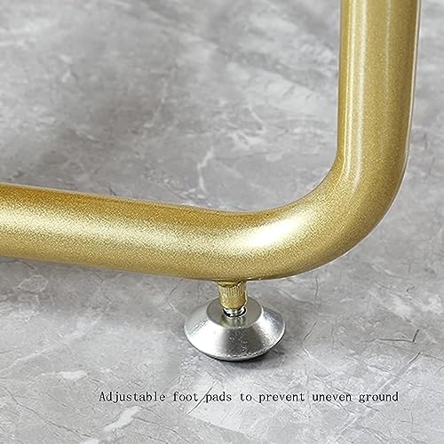 Heavy Duty Gold Clothing Rack for Boutique, Floor-Standing Garment Rack P43791