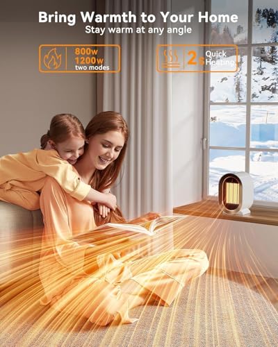 Portable Ceramic Space Heater for Indoor Use with Overheating Protection S30010