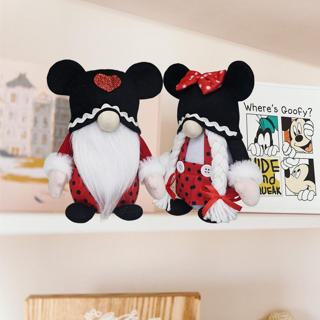 Valentine Mouse Gnomes Plush Scandinavian Tomte Elf Doll Decor R2311