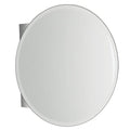Round Bathroom Mirror Cabinet, Bathroom Wall Storage Cabinet Mirror Medicine Cabinet, Medicine Cabinets for Bathroom with Mirror, for Living Room Bedroom Entryway (Color : White, Size : 63x12x63cm)