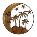 Benzara Metal Sun Moon Wall Decor Discounted Wall Art