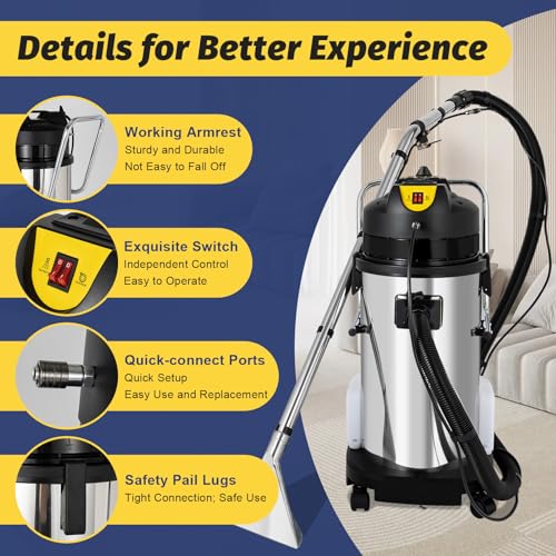 Portable Carpet Cleaning Machine for Pet Upholstery, 40L N1623
