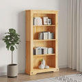4-Tier Bookcase Office Furniture Bookshelf for Bedroom Bookshelve Office Bookcase Mexican Pine Corona 31.9""x11.4""x59"", Brown