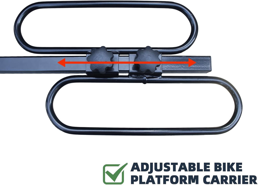 Hitch Mount Bike Rack 2-Bike Smart Tilting Platform for Cars Trucks SUVs A348717