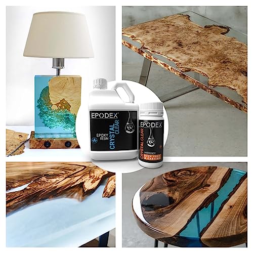 EPODEX® Deep Pour Casting Epoxy Resin Kit, Crystal-Clear, UV-Stabilized, 2:1 Y37472
