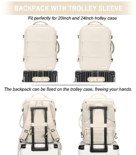 Carry On Backpack 42L Flight Approved Travel Laptop Backpack J918