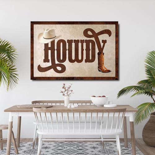 Western Prints Wall Canvas Art Southwest Decor Modern Poster Ranch Wall Art M5884