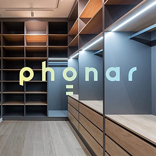 Phonar 36 inch LED Under Cabinet Light with Motion Sensor, Plug In Hardwired, Cold White X986