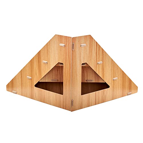 4-Tier Wooden Display Riser for Retail Countertop F3930