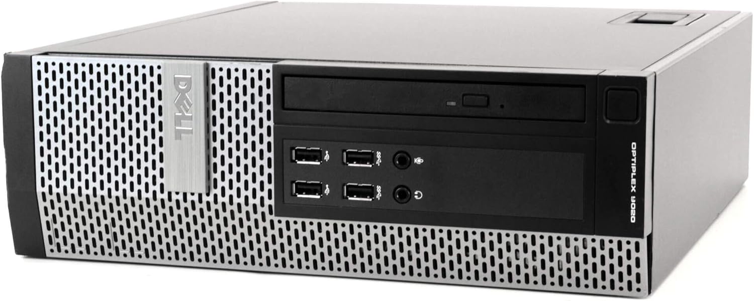 Dell Optiplex 9020 Desktop PC, Intel i5, 500GB SSD, 8GB RAM, Windows 10 Home, 24in Monitor, Keyboard and Mouse (Renewed) C55206