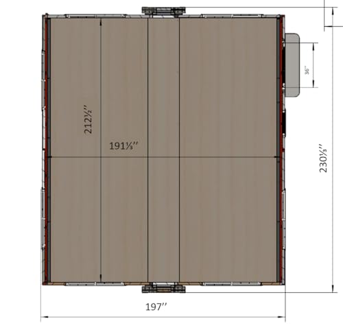 Portable Prefabricated Tiny Home 15x20ft Expandable Plastic House K53572