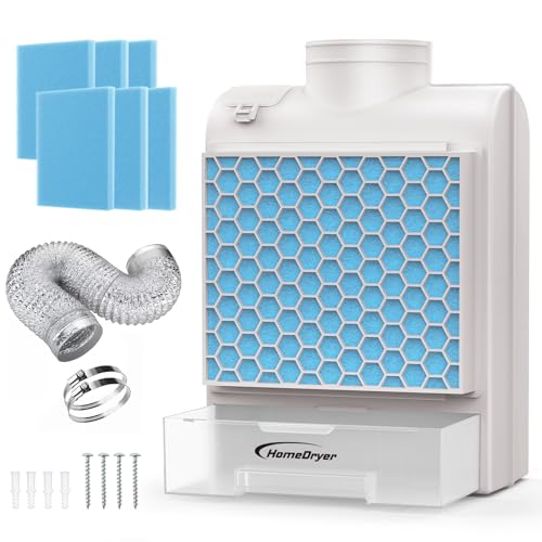 3-in-1 Indoor Dryer Vent Kit with Stainless Steel Screen Filter for Electric Clothes Dryers X569718